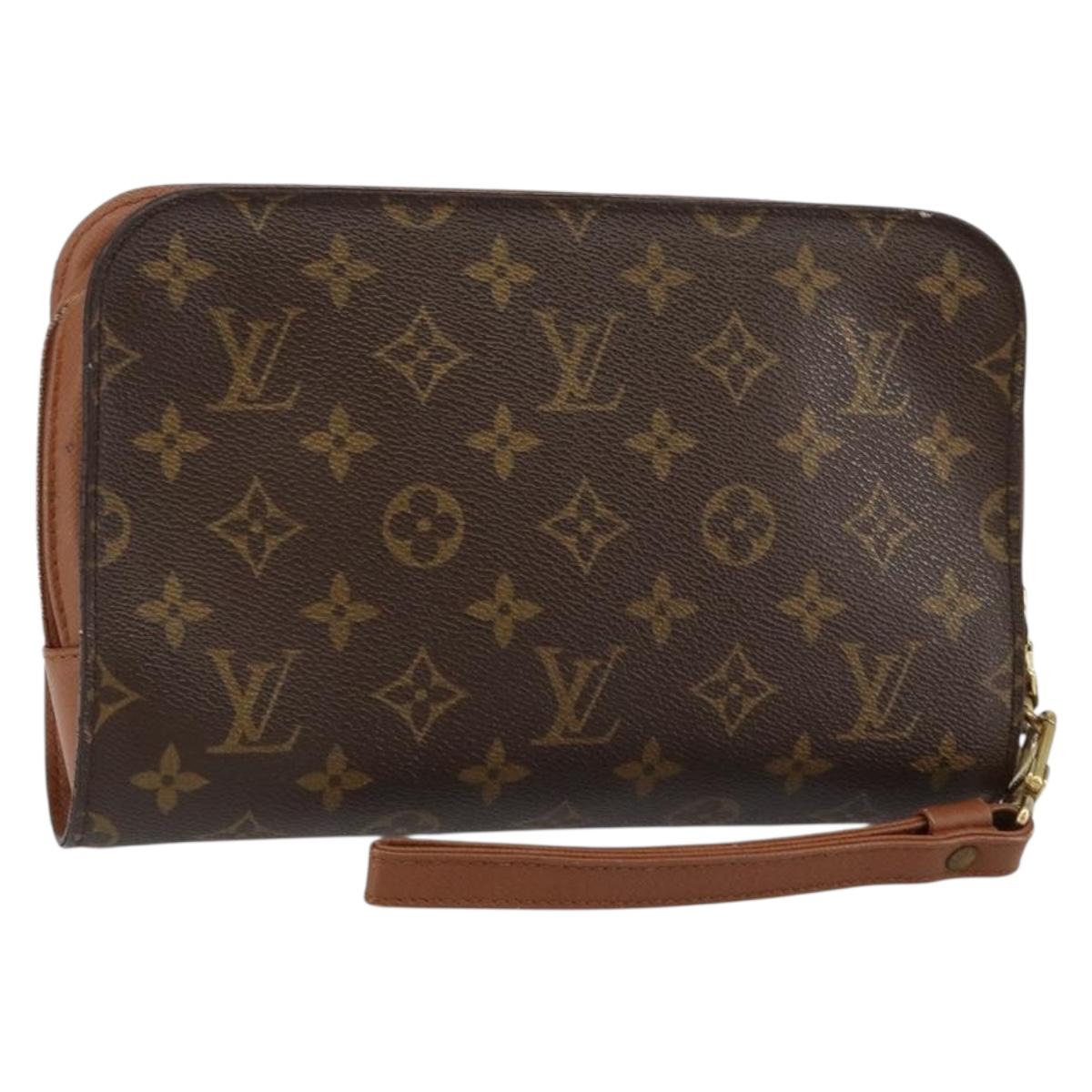 LOUIS VUITTON Monogram Orsay Clutch Bag M51790 LV Auth 145976