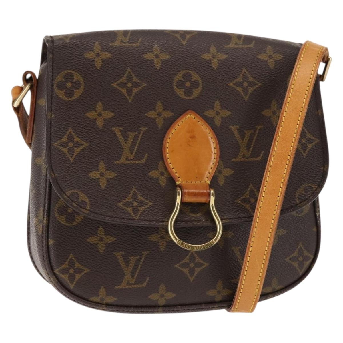 LOUIS VUITTON Monogram Saint Cloud MM Shoulder Bag M51243 LV Auth 145980