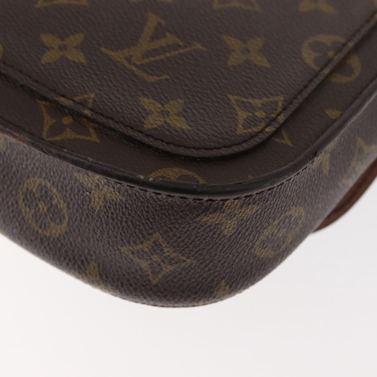 LOUIS VUITTON Monogram Saint Cloud MM Shoulder Bag M51243 LV Auth 145980