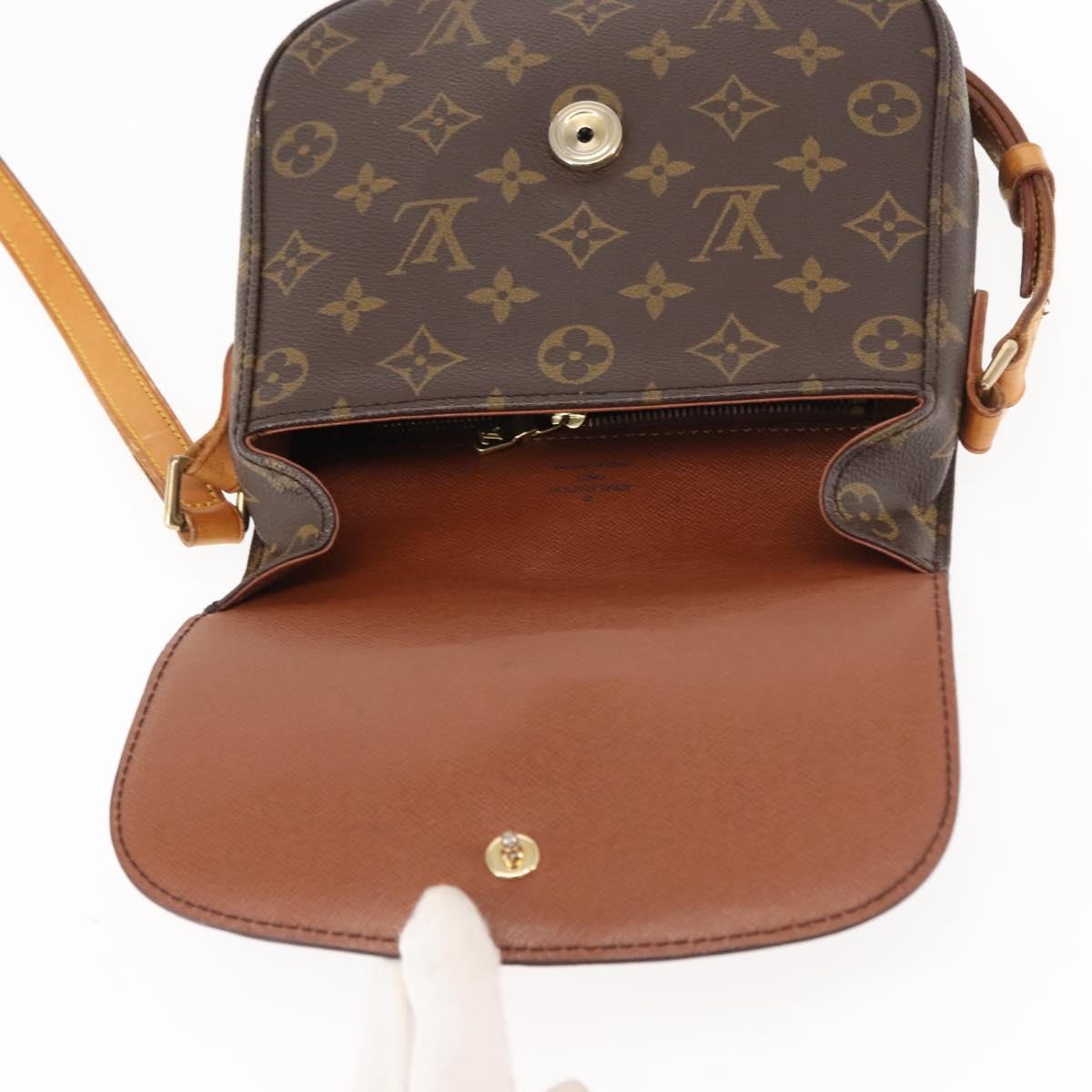 LOUIS VUITTON Monogram Saint Cloud MM Shoulder Bag M51243 LV Auth 145980