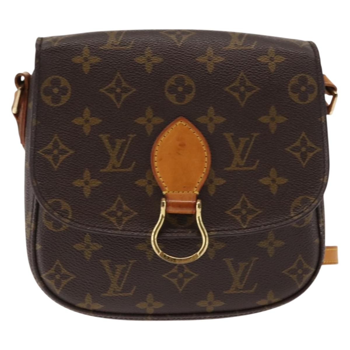 LOUIS VUITTON Monogram Saint Cloud MM Shoulder Bag M51243 LV Auth 145980