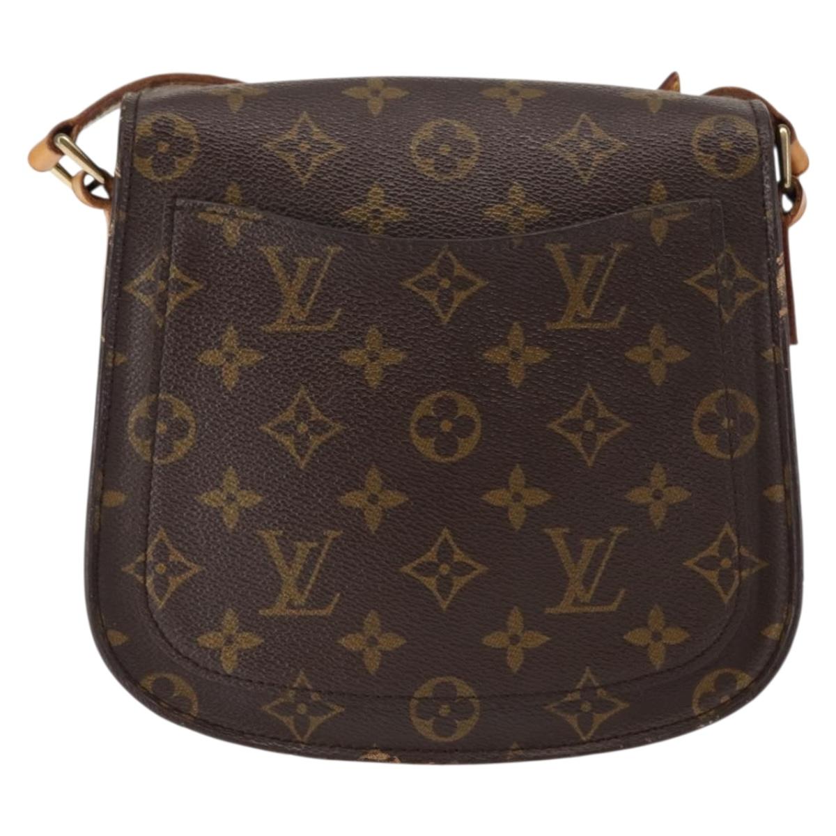LOUIS VUITTON Monogram Saint Cloud MM Shoulder Bag M51243 LV Auth 145980