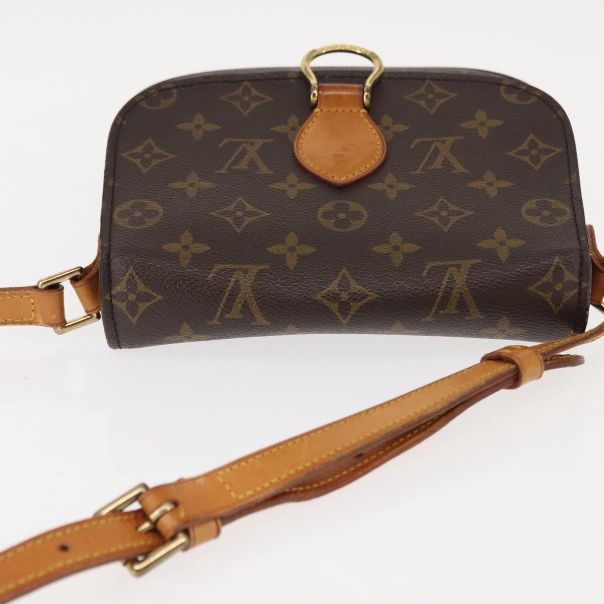 LOUIS VUITTON Monogram Saint Cloud MM Shoulder Bag M51243 LV Auth 145980