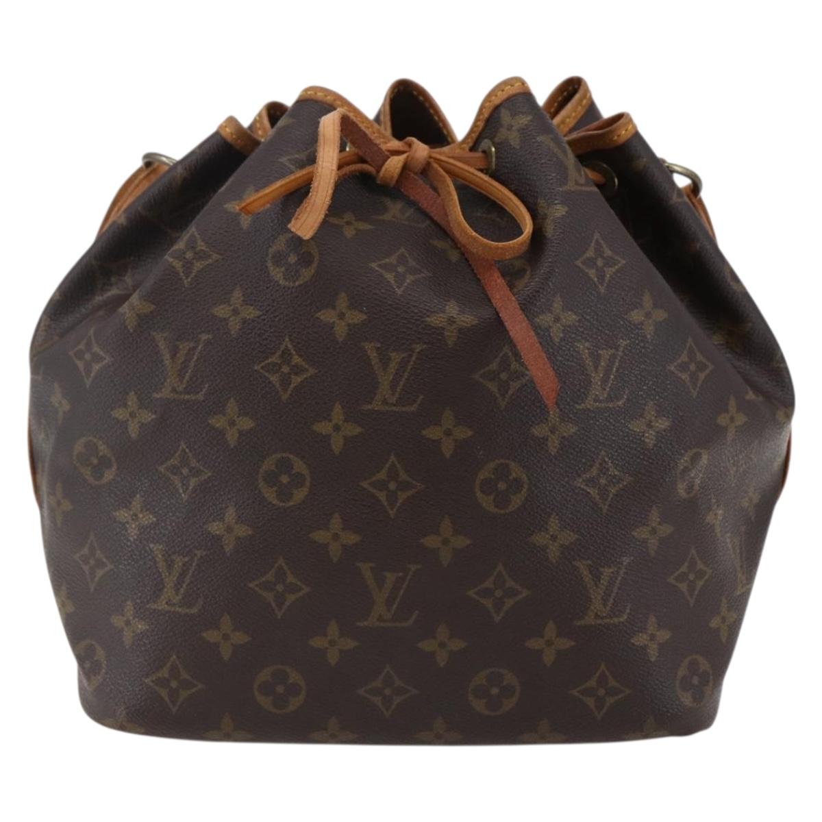 LOUIS VUITTON Monogram Petit Noe Shoulder Bag M42226 LV Auth 145981