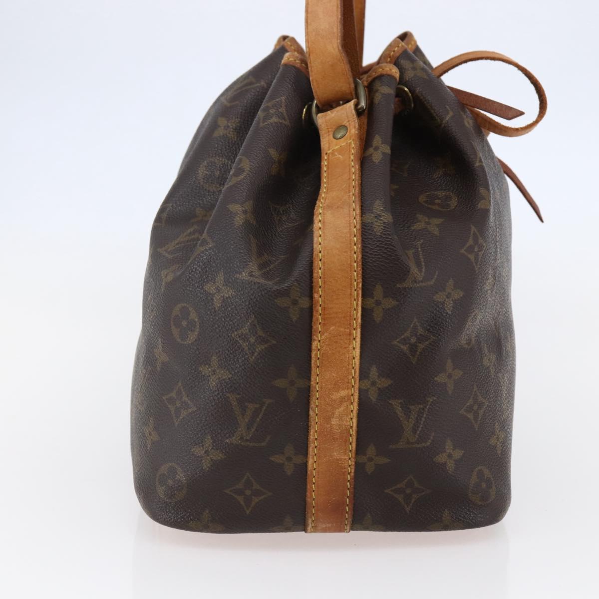 LOUIS VUITTON Monogram Petit Noe Shoulder Bag M42226 LV Auth 145981