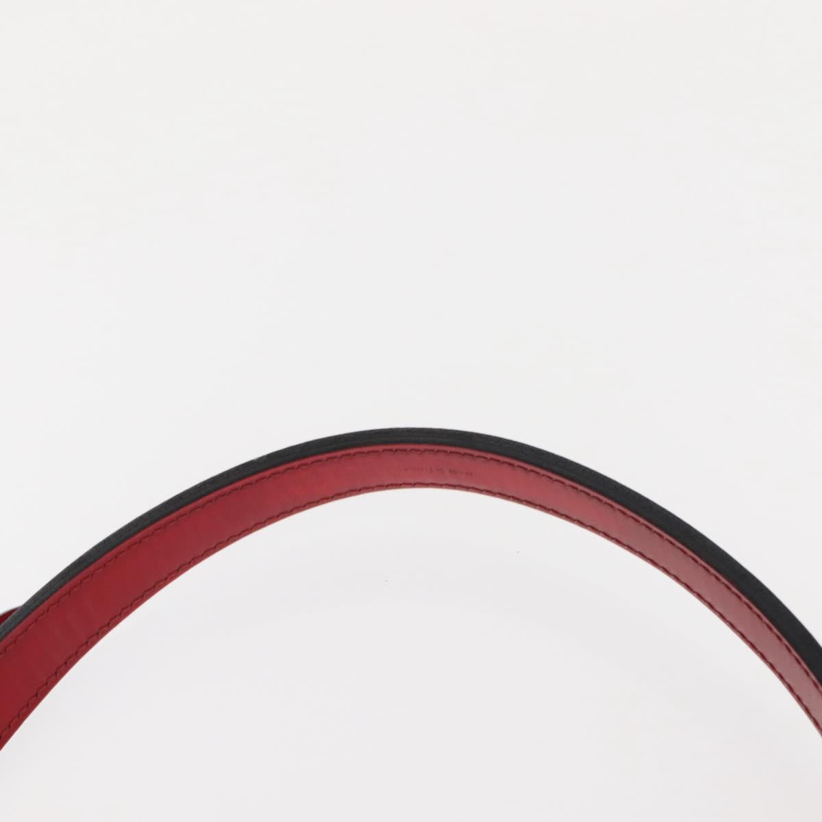 LOUIS VUITTON Epi Noe Shoulder Bag Bicolor Black Red M44017 LV Auth 145982