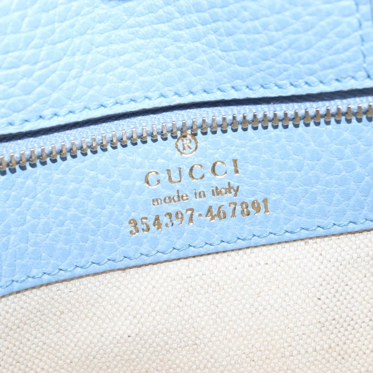 GUCCI Tote Bag Canvas Beige Gold 354397 467891 Auth 145984