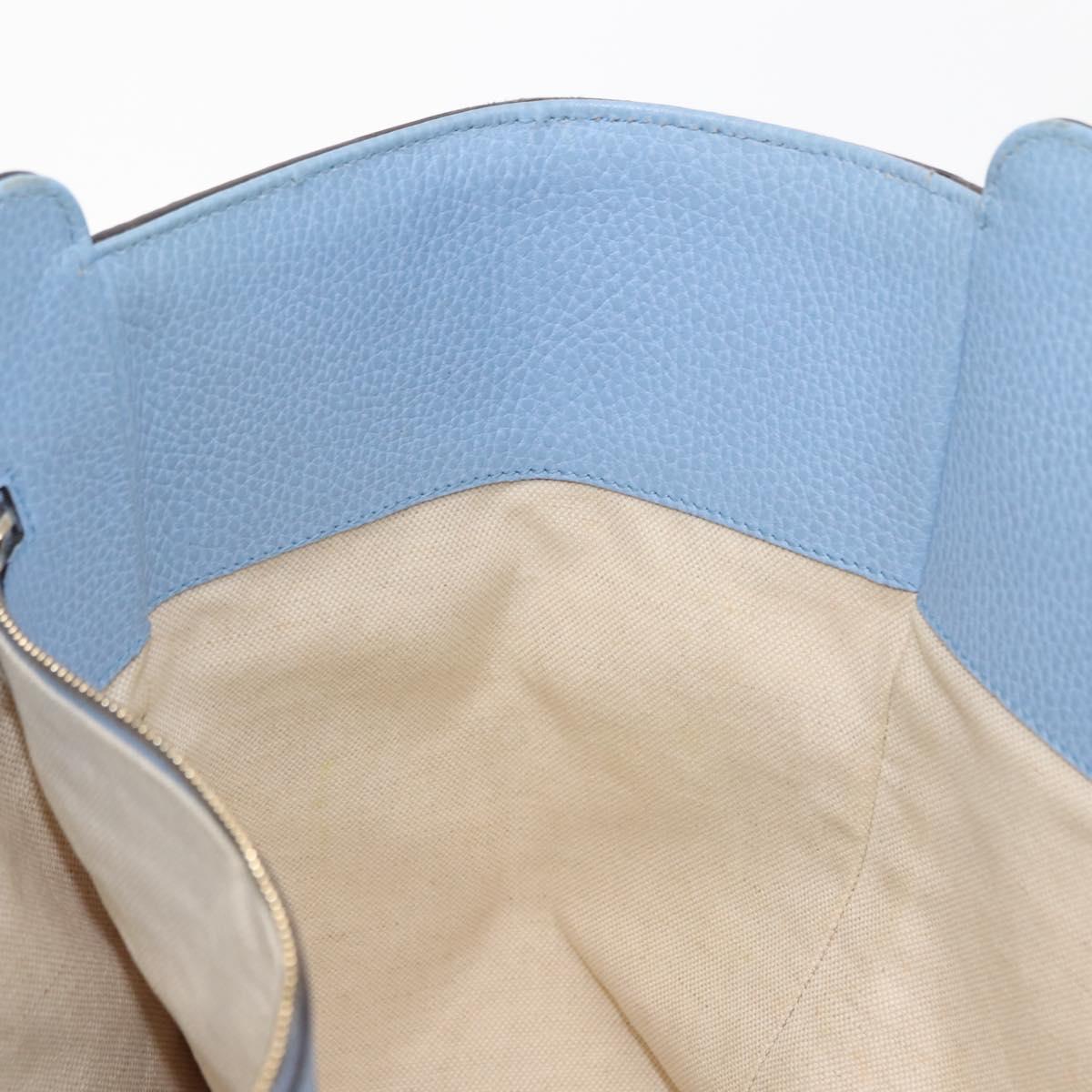 GUCCI Tote Bag Canvas Beige Gold 354397 467891 Auth 145984