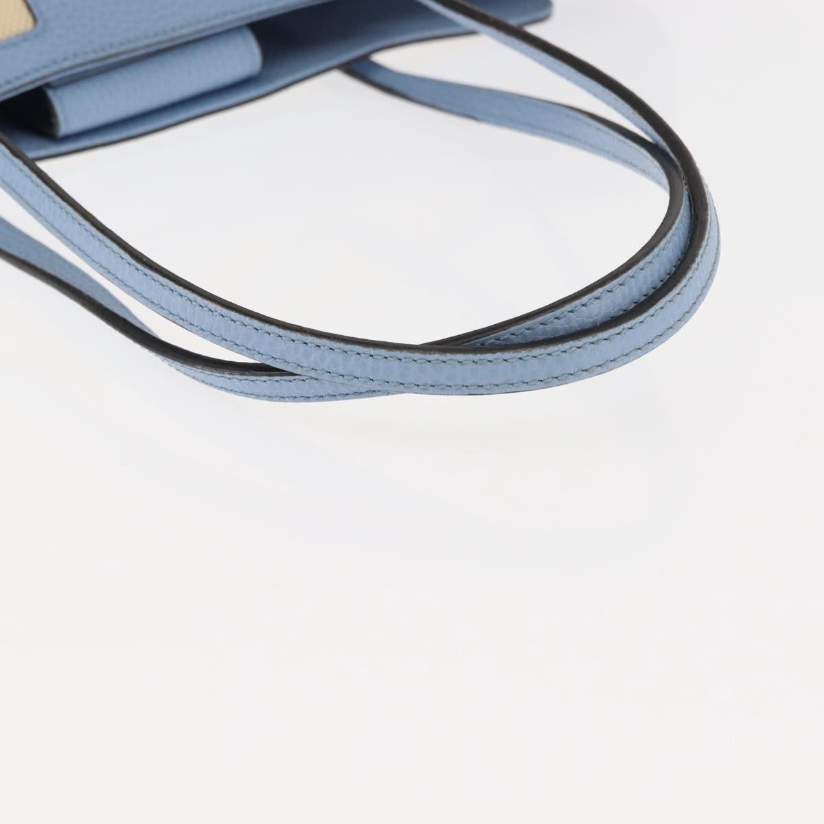 GUCCI Tote Bag Canvas Beige Gold 354397 467891 Auth 145984