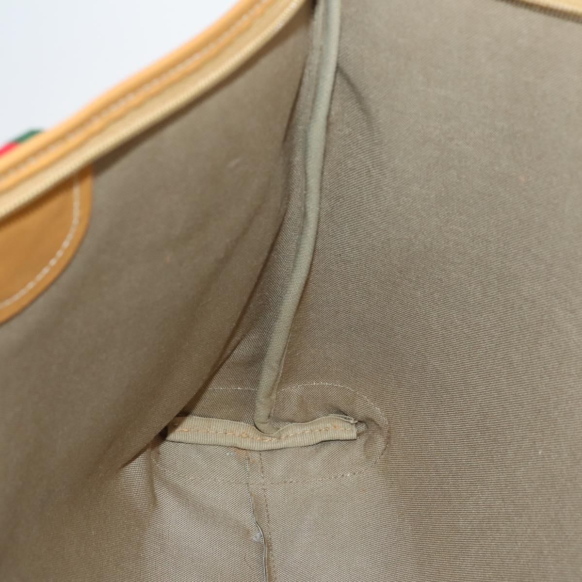 GUCCI Micro GG Supreme Web Sherry Line Bag PVC Ivory 002 39 0215 Auth 146006