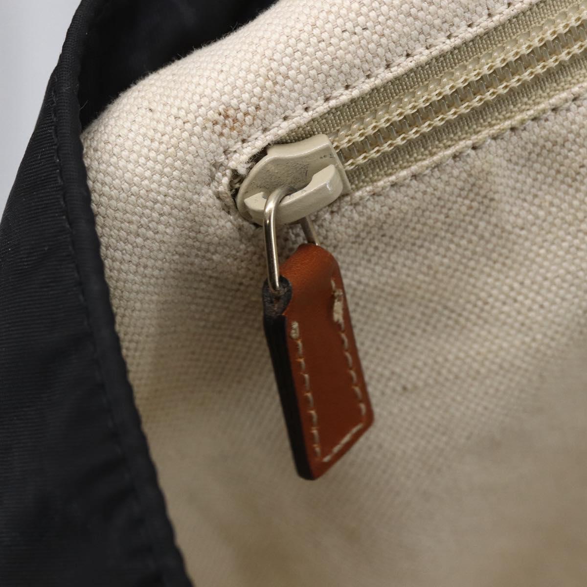 GUCCI GG Canvas Tote Bag Nylon Black 295252 Auth 146013