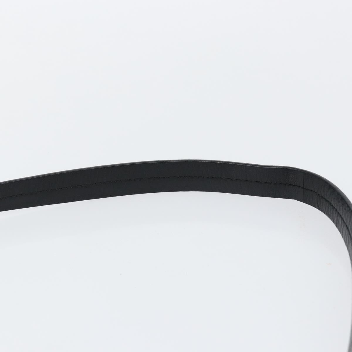 PRADA Tote Bag Nylon Black Silver Auth 146021