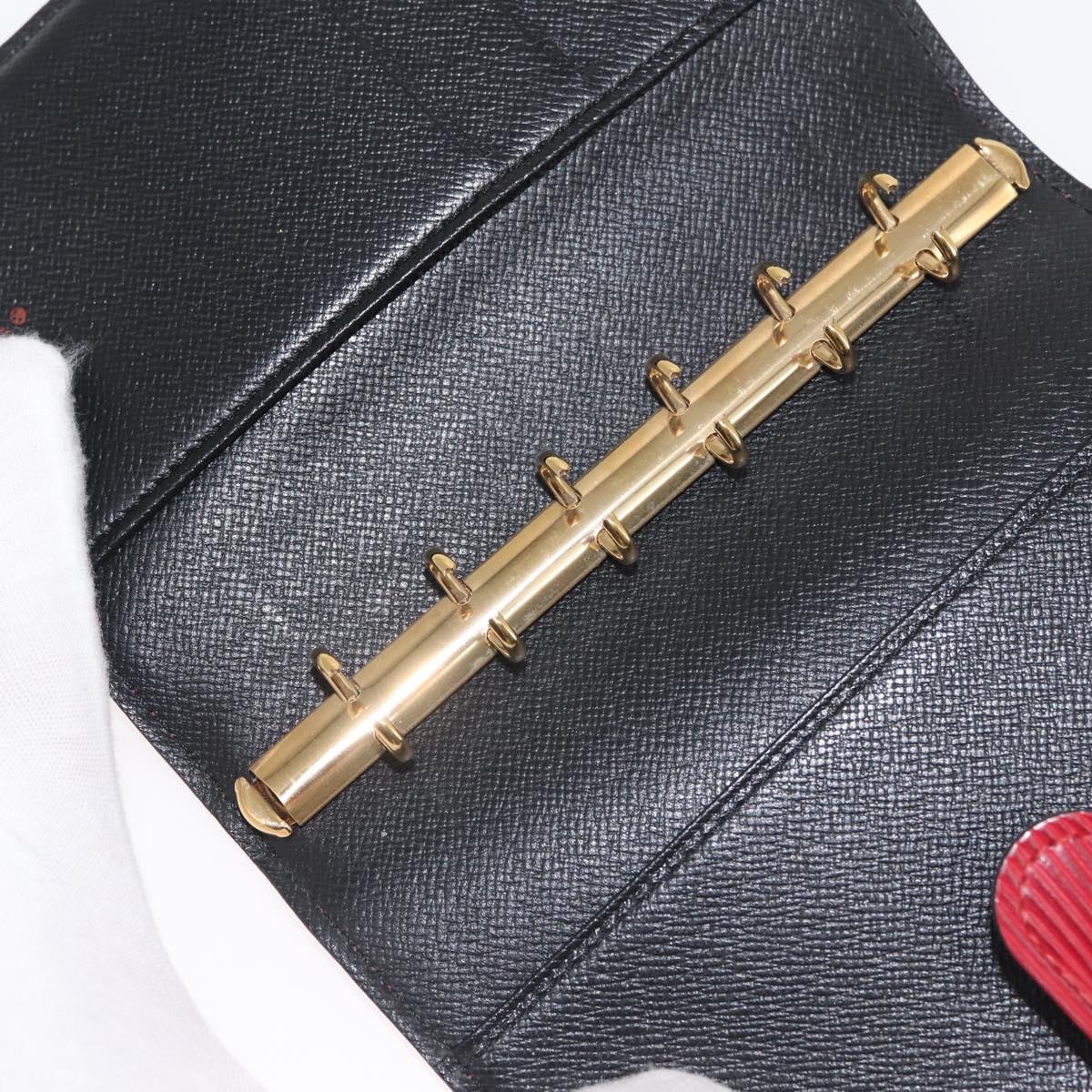 LOUIS VUITTON Epi Agenda PM Day Planner Cover Red R20057 LV Auth 146024