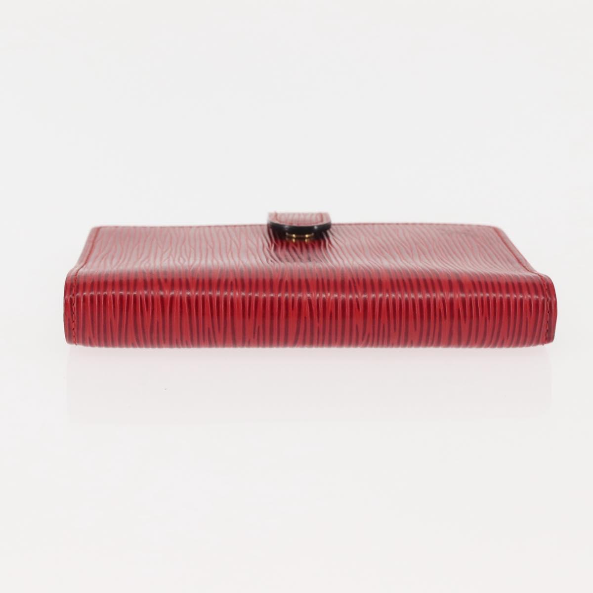 LOUIS VUITTON Epi Agenda PM Day Planner Cover Red R20057 LV Auth 146024