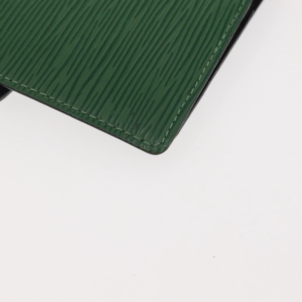 LOUIS VUITTON Epi Agenda PM Day Planner Cover Green R20054 LV Auth 146026