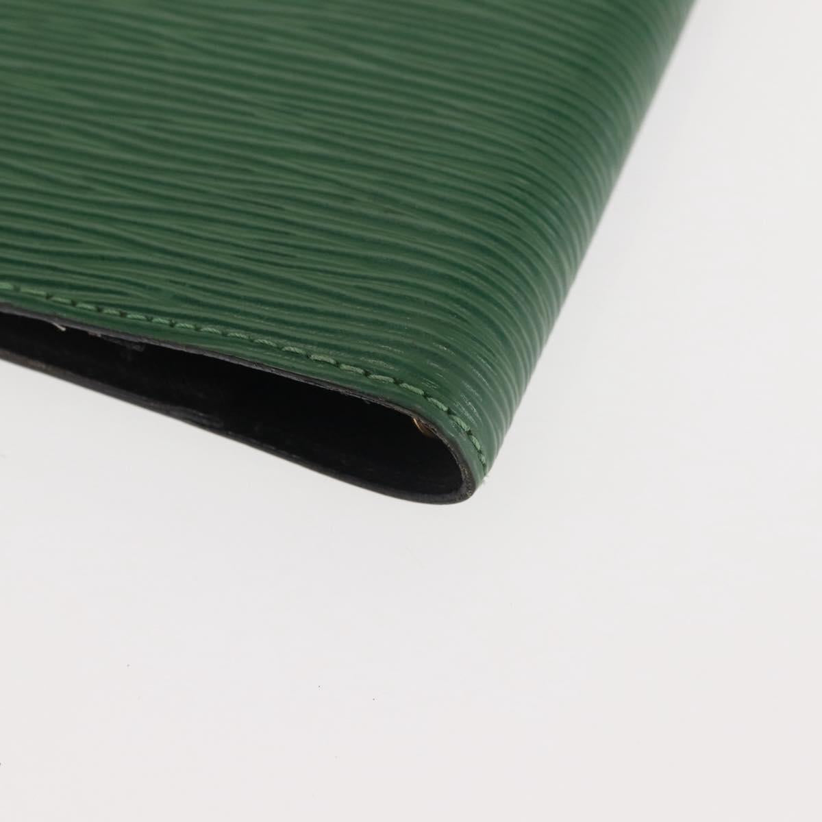 LOUIS VUITTON Epi Agenda PM Day Planner Cover Green R20054 LV Auth 146026