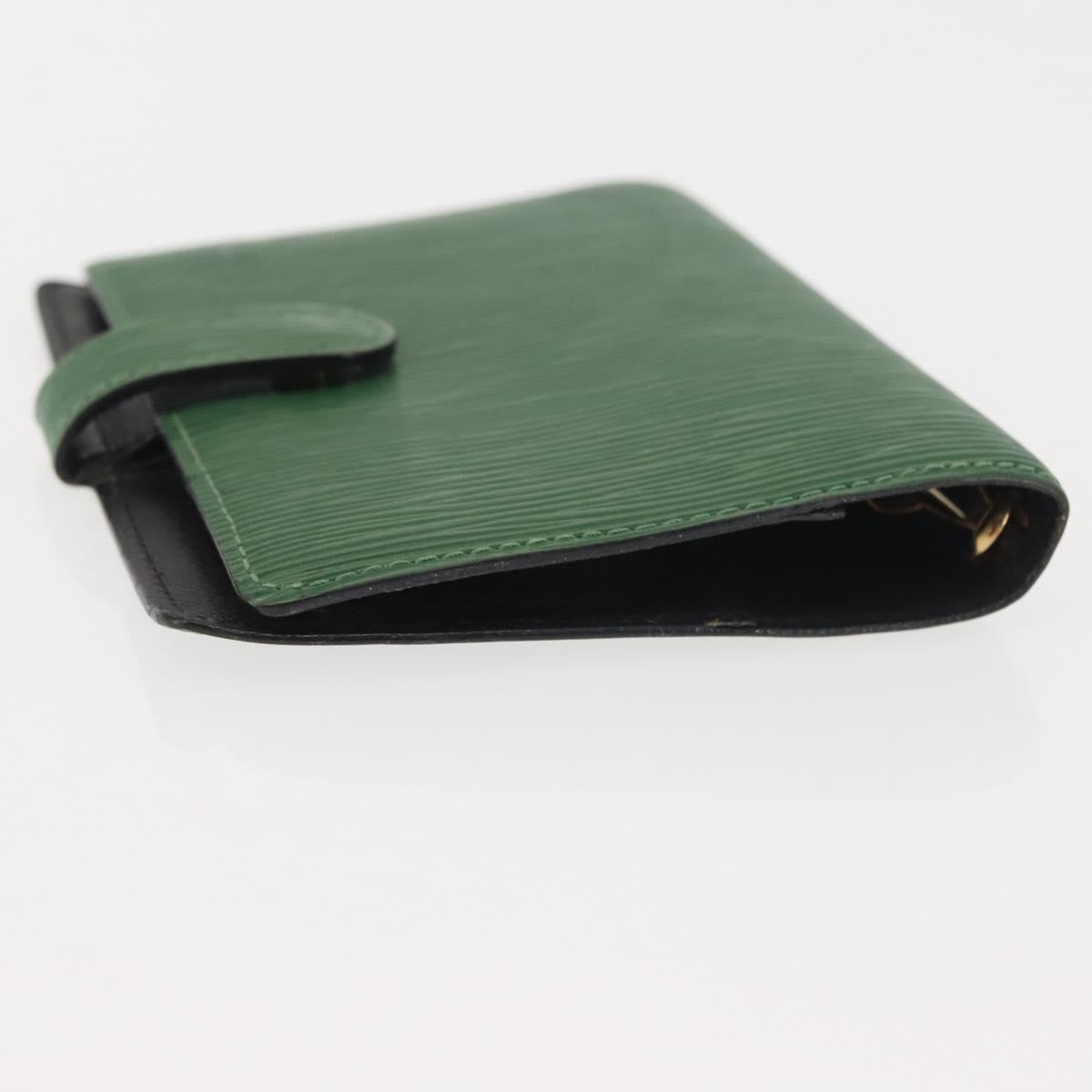 LOUIS VUITTON Epi Agenda PM Day Planner Cover Green R20054 LV Auth 146026
