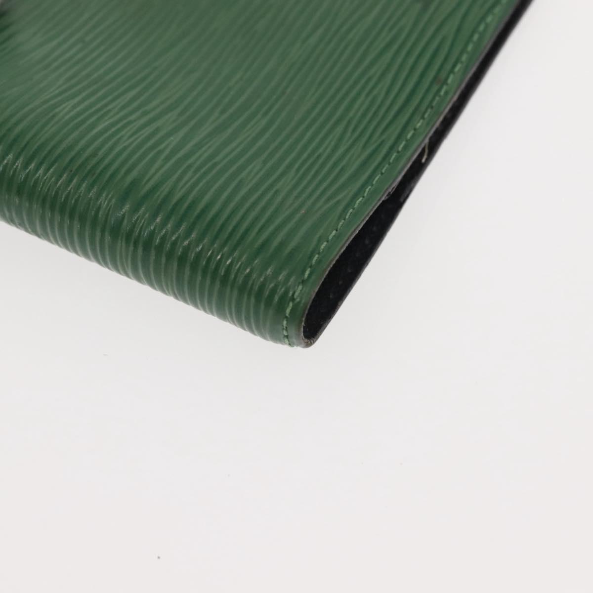 LOUIS VUITTON Epi Agenda PM Day Planner Cover Green R20054 LV Auth 146026