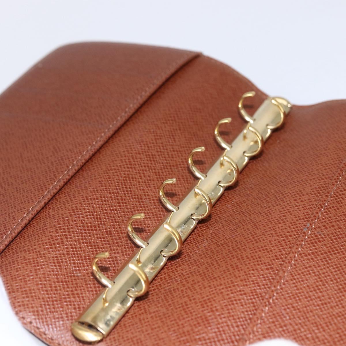 LOUIS VUITTON Monogram Agenda PM Day Planner Cover R20005 LV Auth 146028