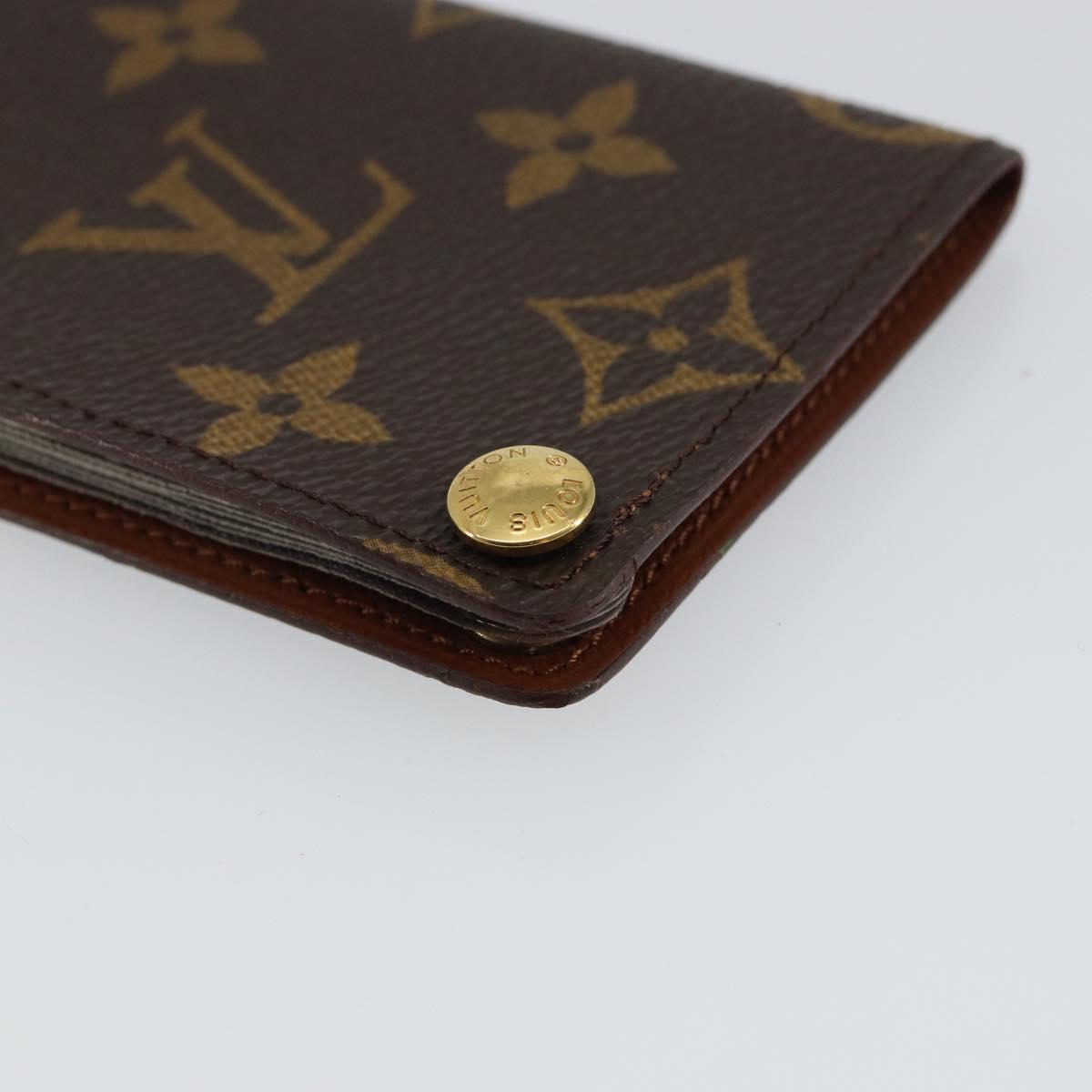 LOUIS VUITTON Monogram Porto Cartes Crdit Pression Card Case M60937 Auth 146035