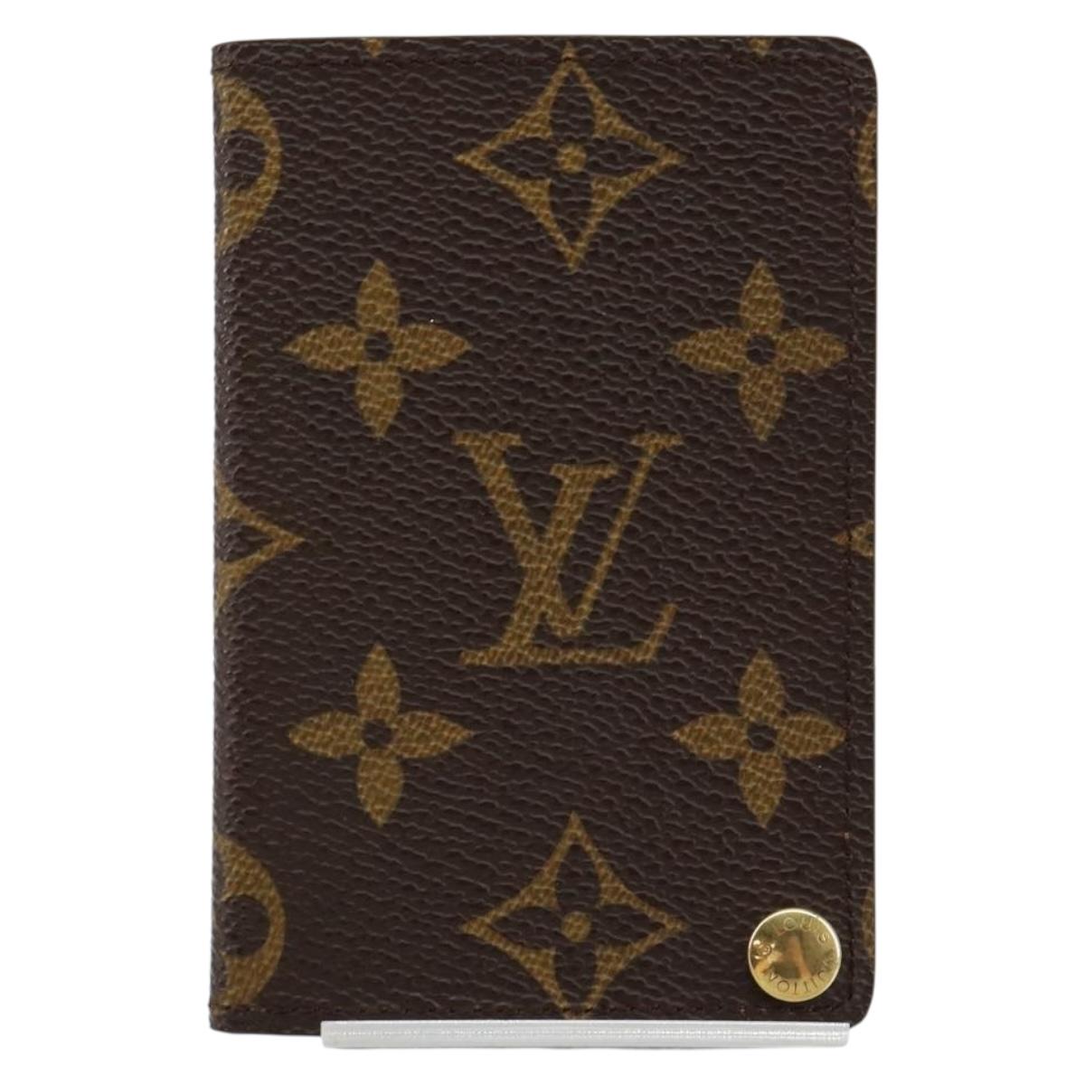 LOUIS VUITTON Monogram Porto Cartes Crdit Pression Card Case M60937 Auth 146035