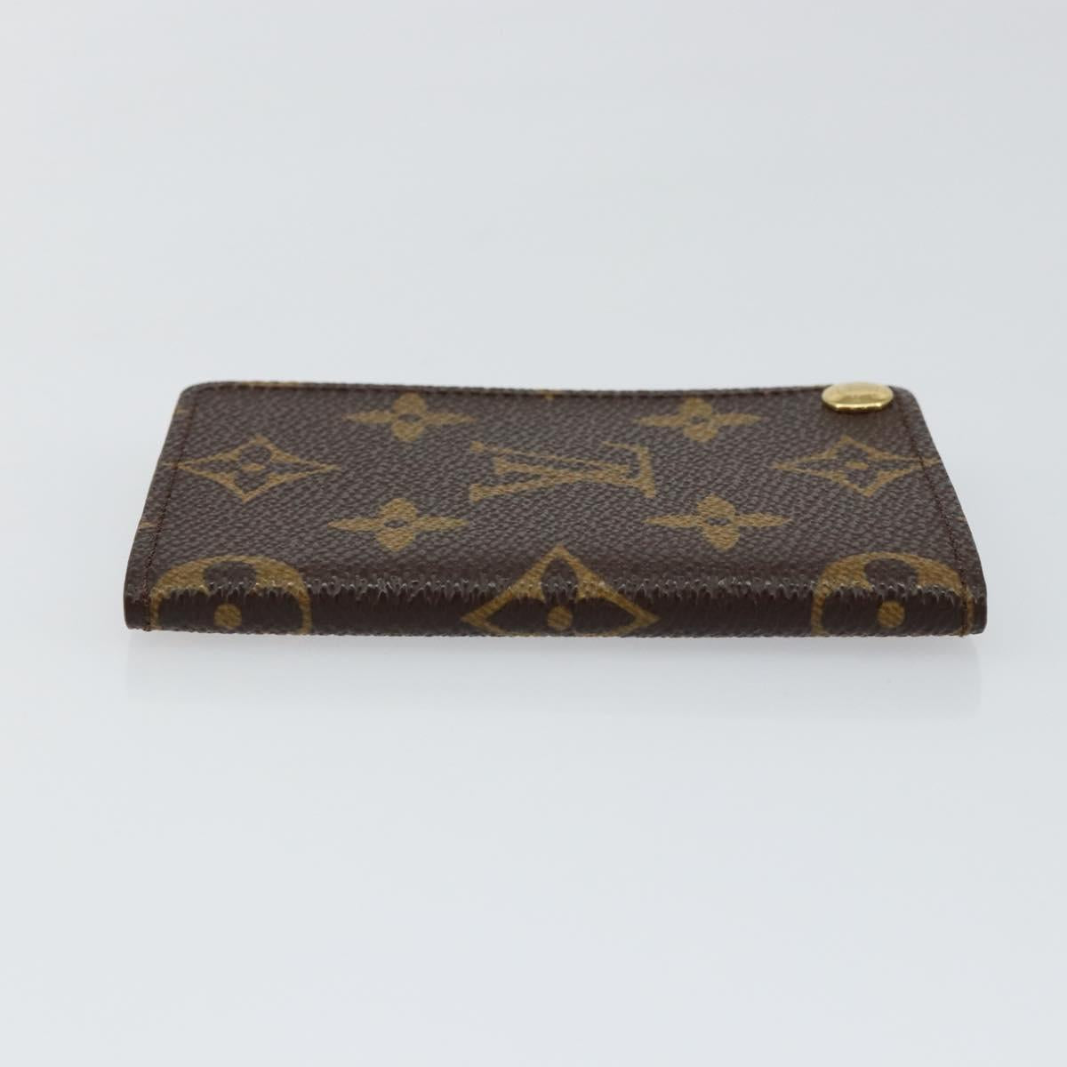 LOUIS VUITTON Monogram Porto Cartes Crdit Pression Card Case M60937 Auth 146035