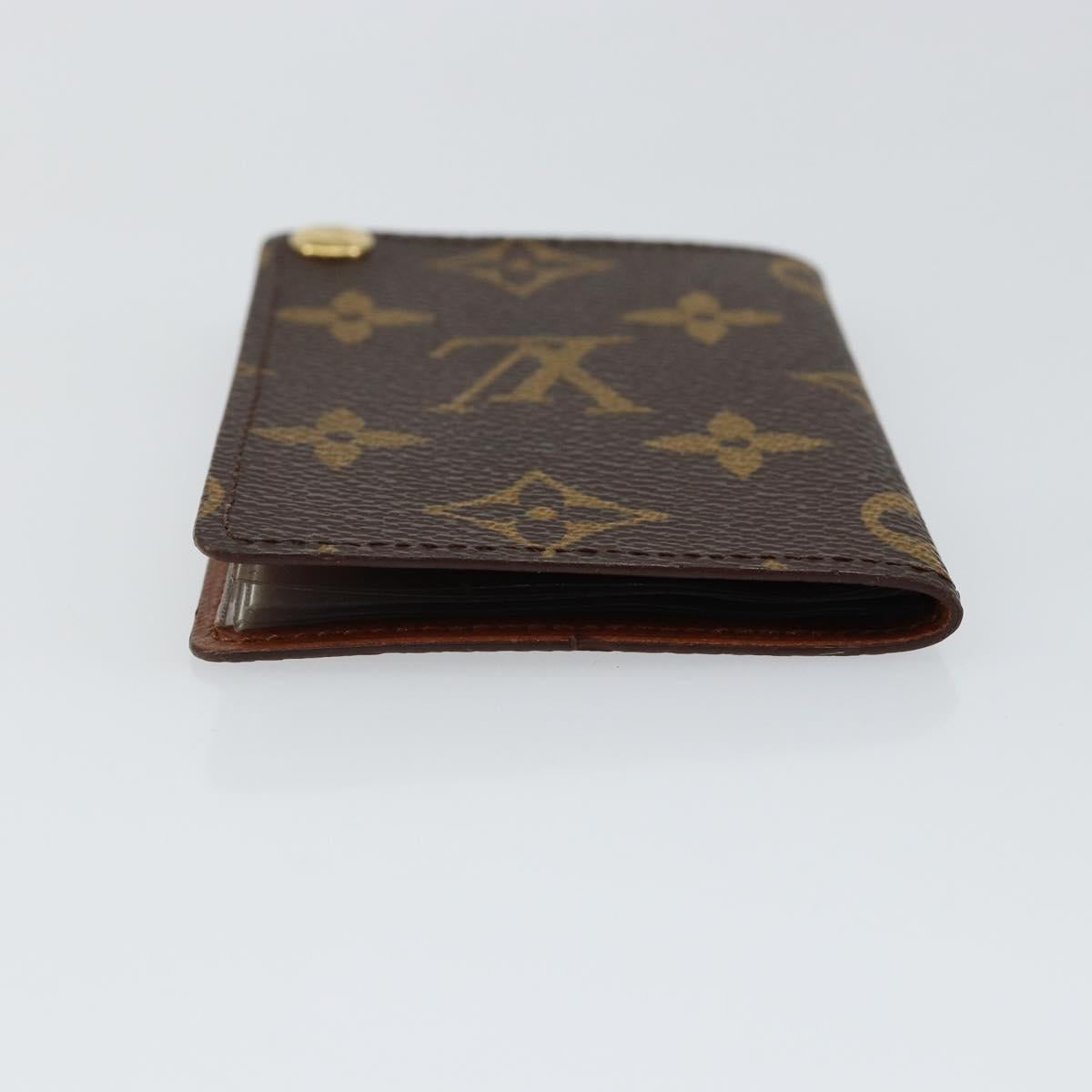 LOUIS VUITTON Monogram Porto Cartes Crdit Pression Card Case M60937 Auth 146035