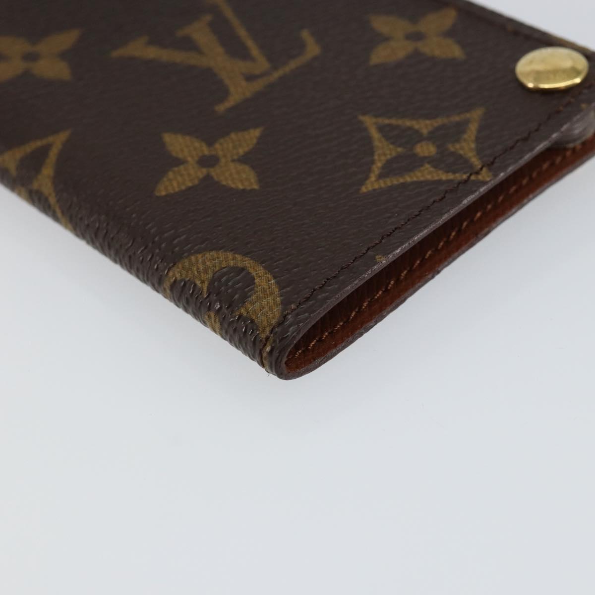 LOUIS VUITTON Monogram Porto Cartes Crdit Pression Card Case M60937 Auth 146035
