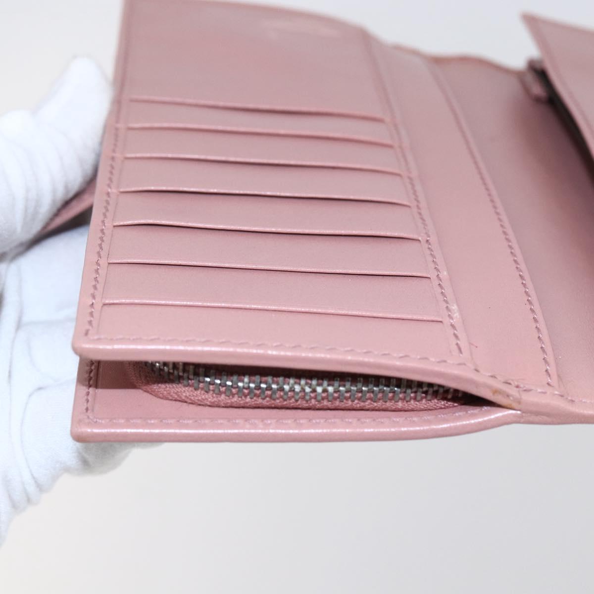 GUCCI GG Canvas Long Wallet Beige 233024 Auth 146036