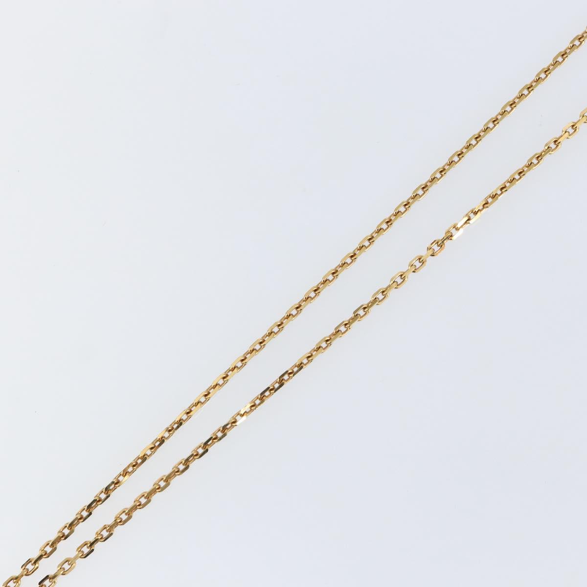 LOUIS VUITTON Pandantif Magnetic Necklace metal Gold Tone M66406 LV Auth 146041