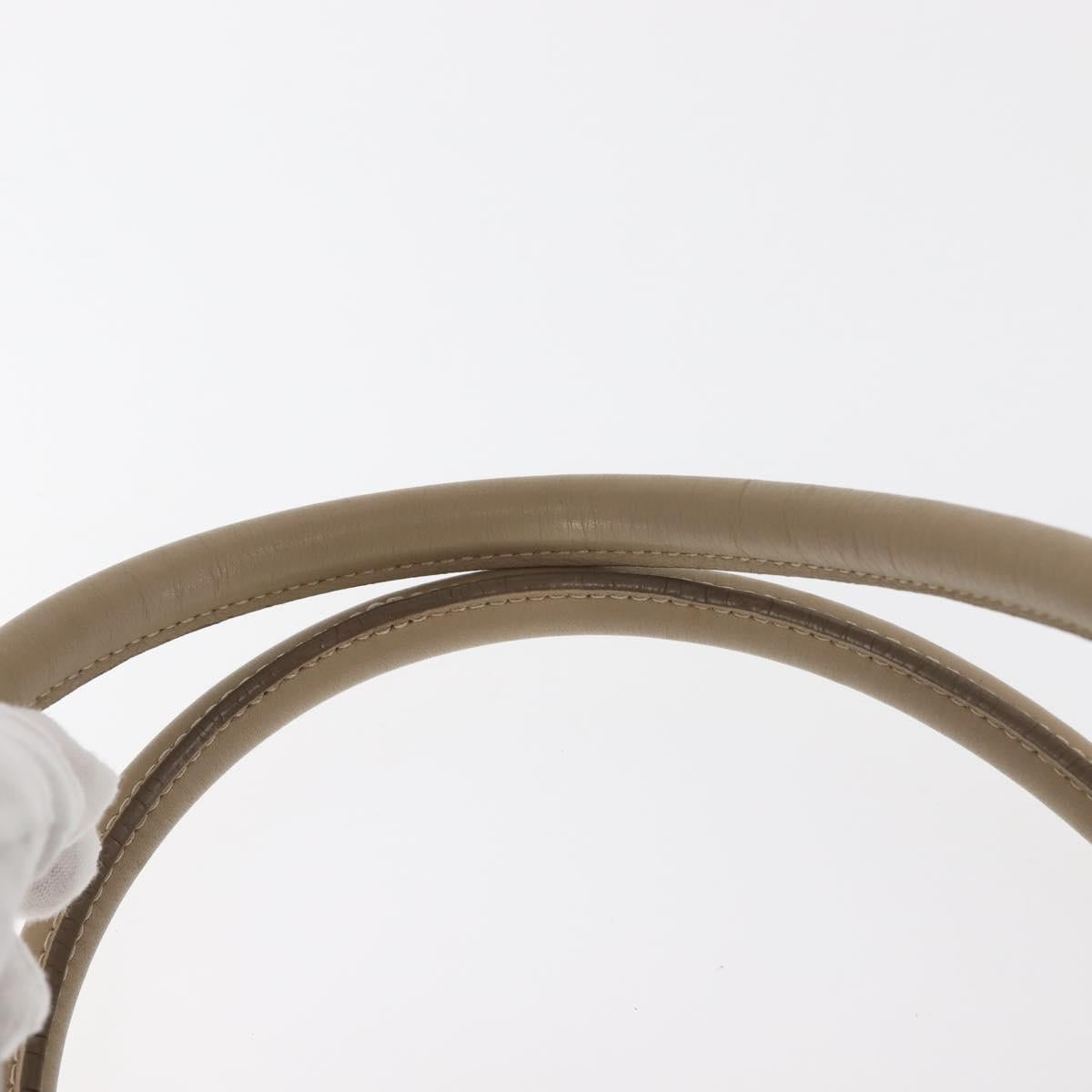 LOEWE 160th Anniversary Model Hand Bag Suede Turquoise Blue Gold Auth 146049