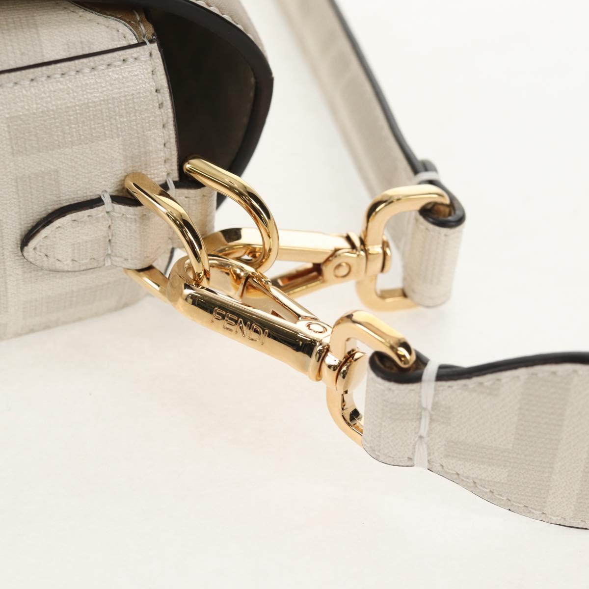 FENDI Zucca Canvas Antonio Lopez Mamma Baguette Bag 2way Ivory Auth 146070SM