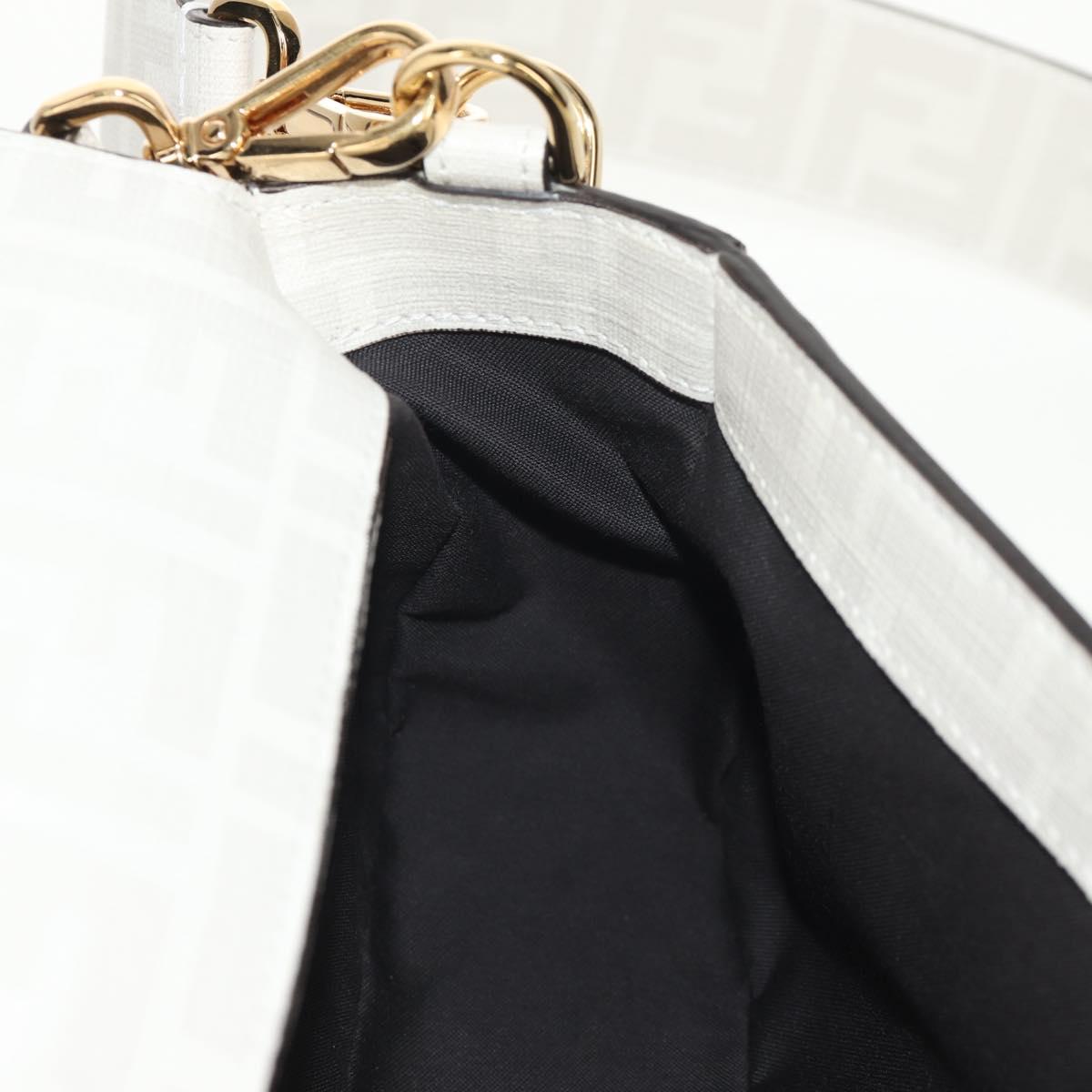 FENDI Zucca Canvas Antonio Lopez Mamma Baguette Bag 2way Ivory Auth 146070SM