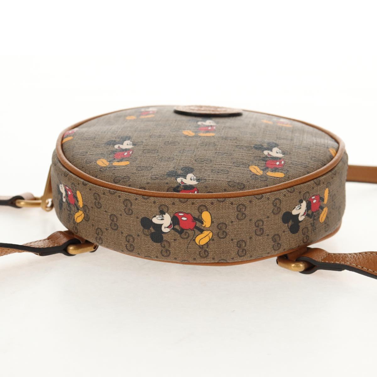 GUCCI Micro GG Supreme Disney Mini Backpack PVC Beige 603730 Auth 146074M