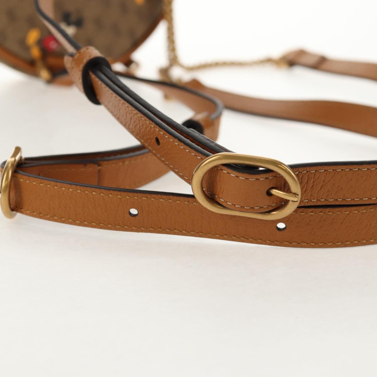 GUCCI Micro GG Supreme Disney Mini Backpack PVC Beige 603730 Auth 146074M