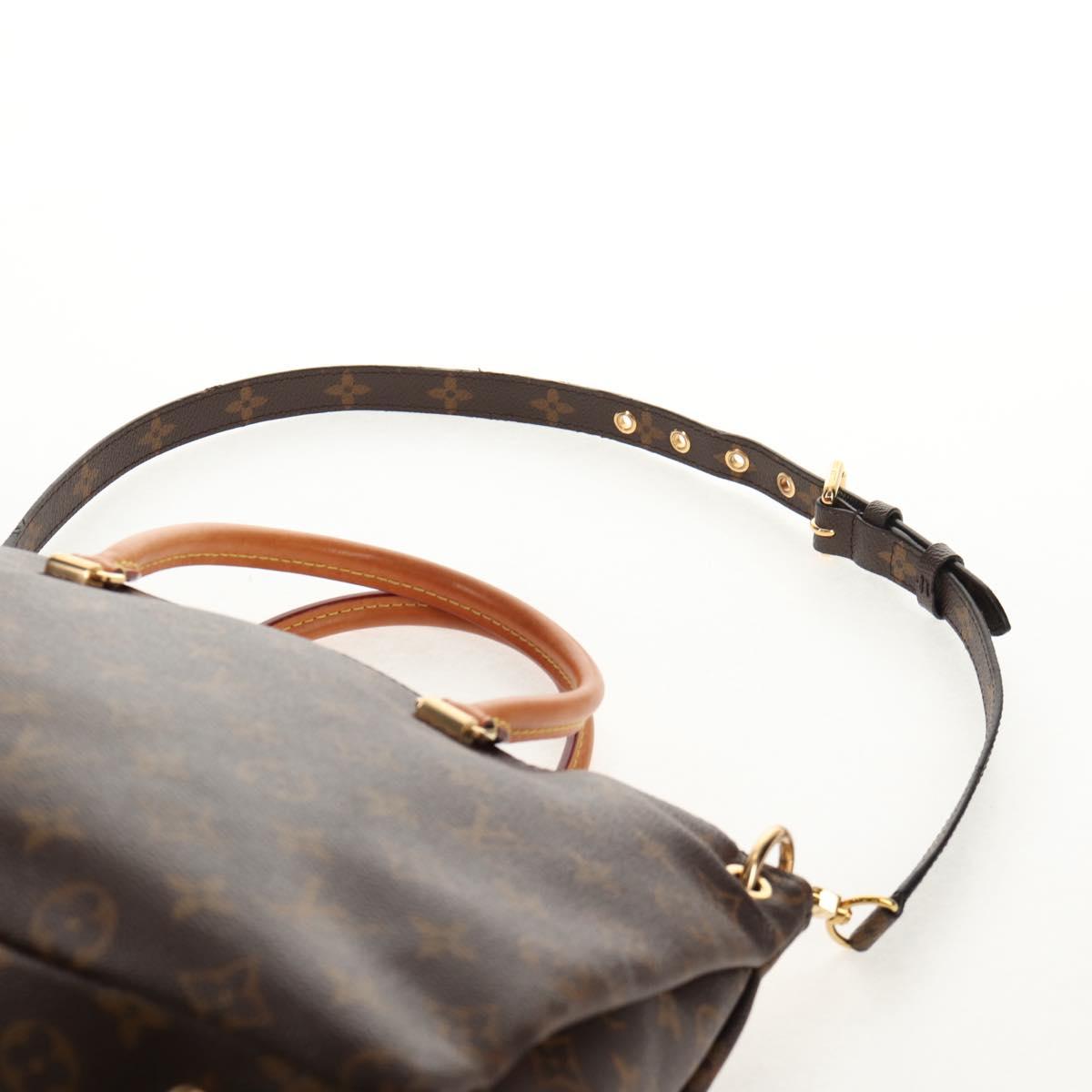 LOUIS VUITTON Monogram Pallas Hand Bag M41175 LV Auth 146084