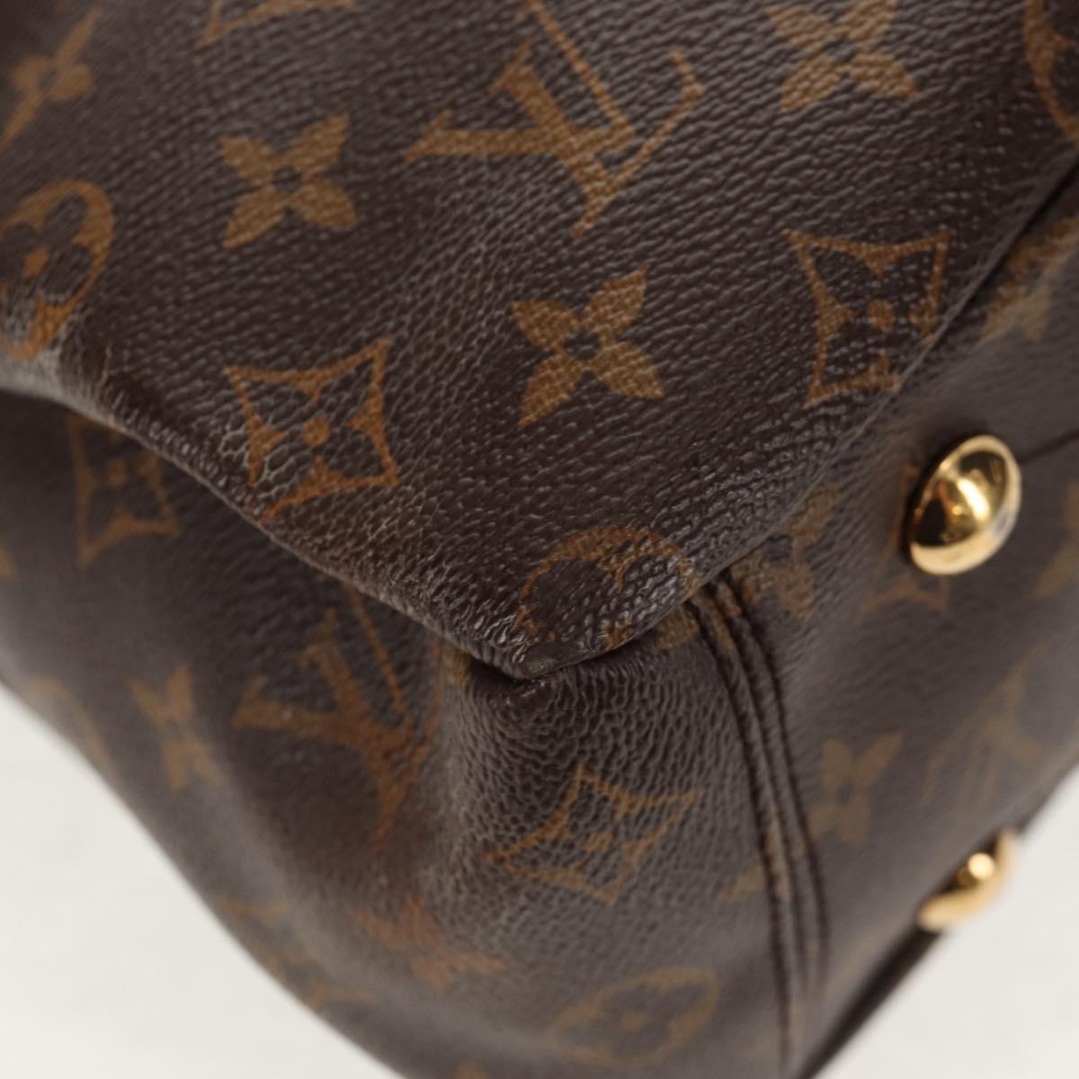 LOUIS VUITTON Monogram Pallas Hand Bag M41175 LV Auth 146084