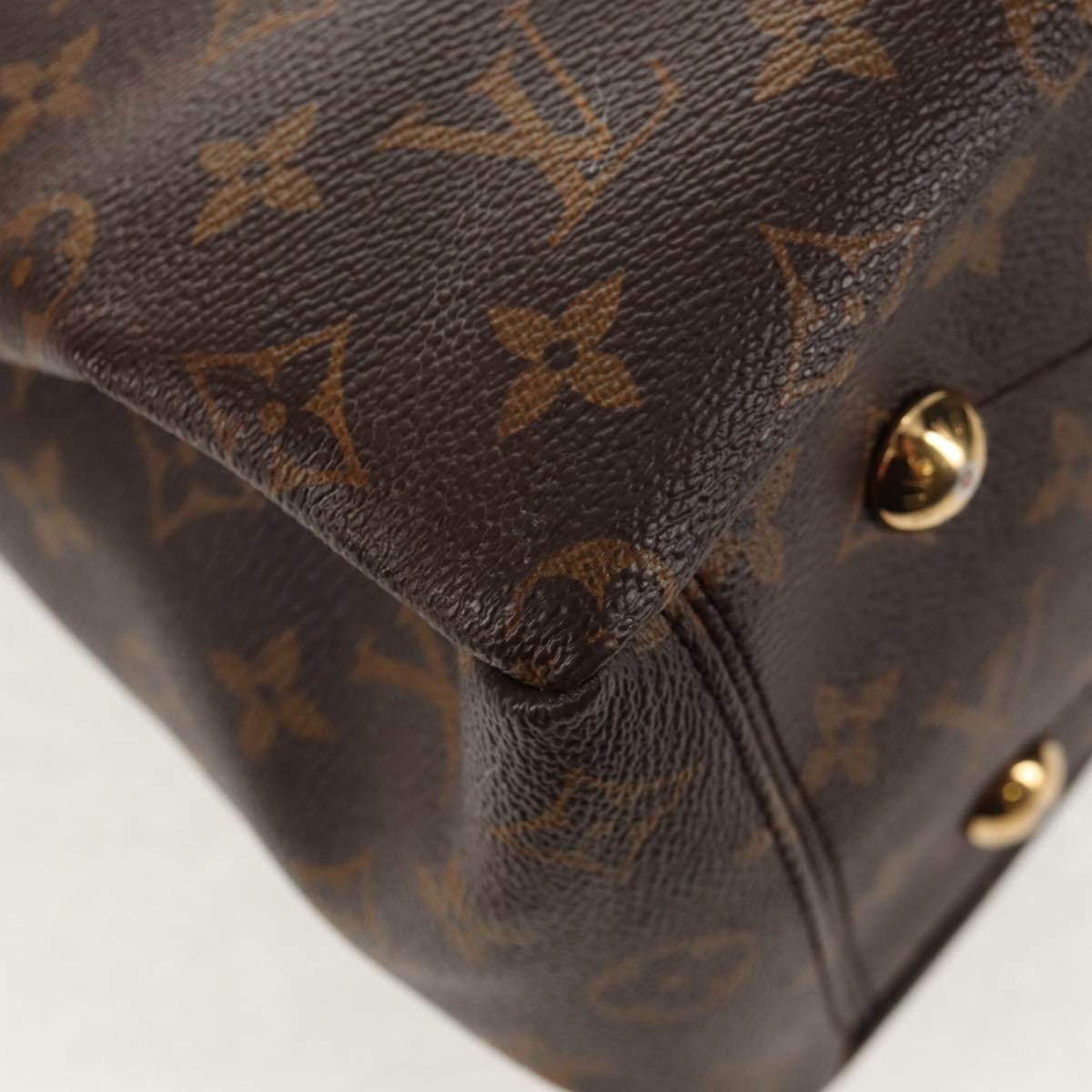 LOUIS VUITTON Monogram Pallas Hand Bag M41175 LV Auth 146084