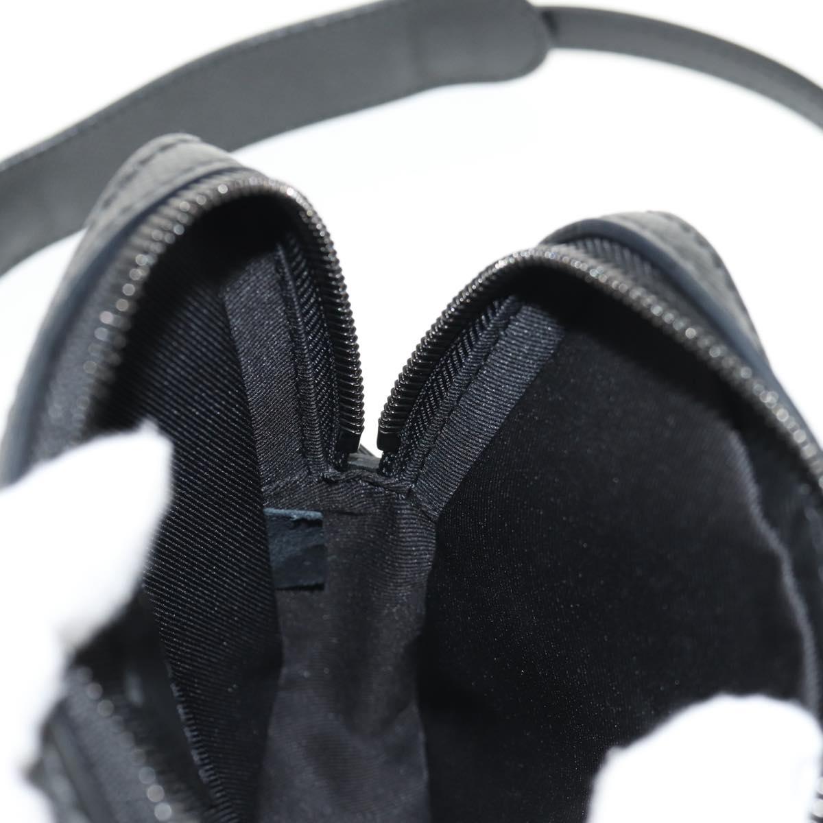 LOUIS VUITTON Taiga Rainbow Danube Messenger Bag Black M30332 LV Auth 146086M