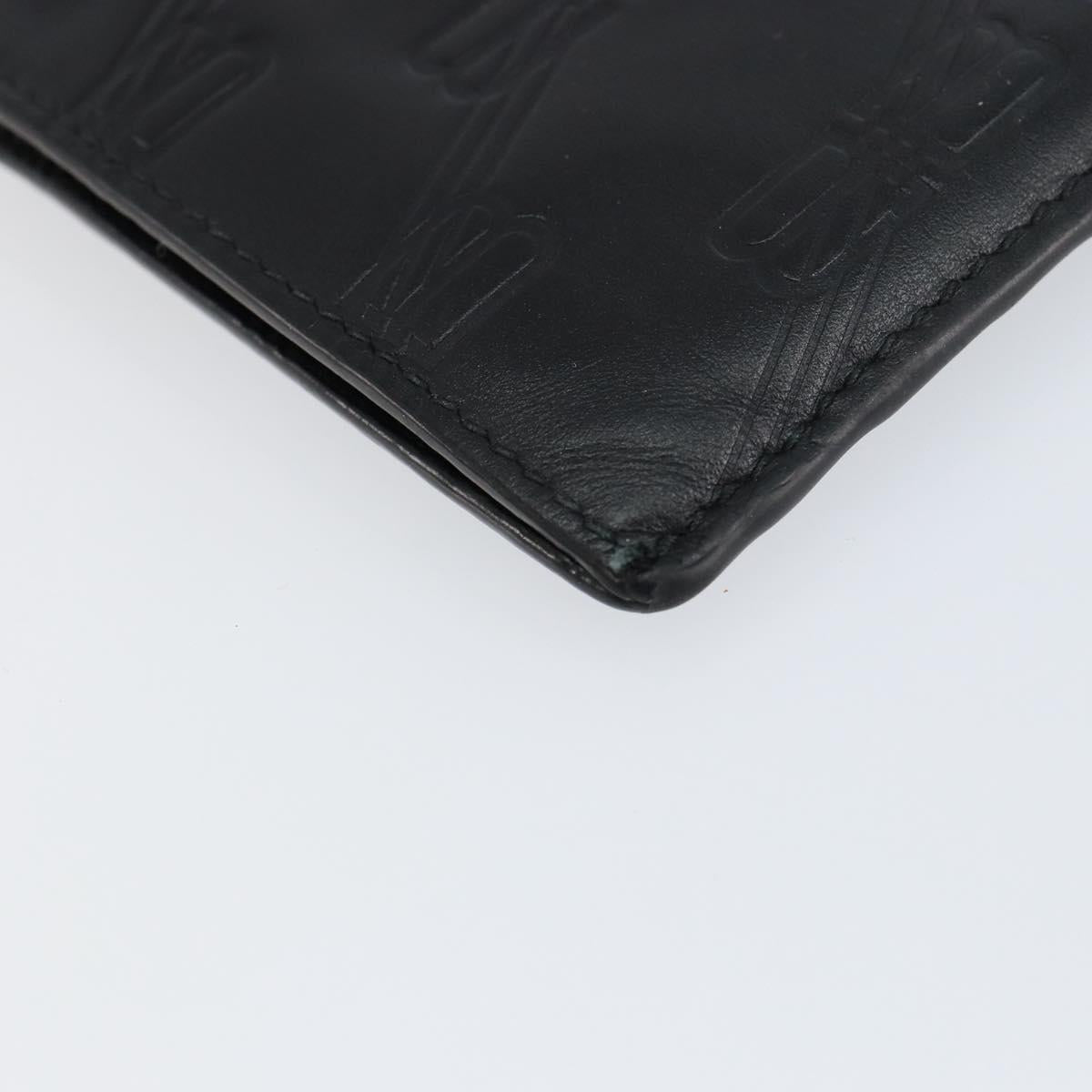 BALENCIAGA Card Case Leather Black 717784 Auth 146092