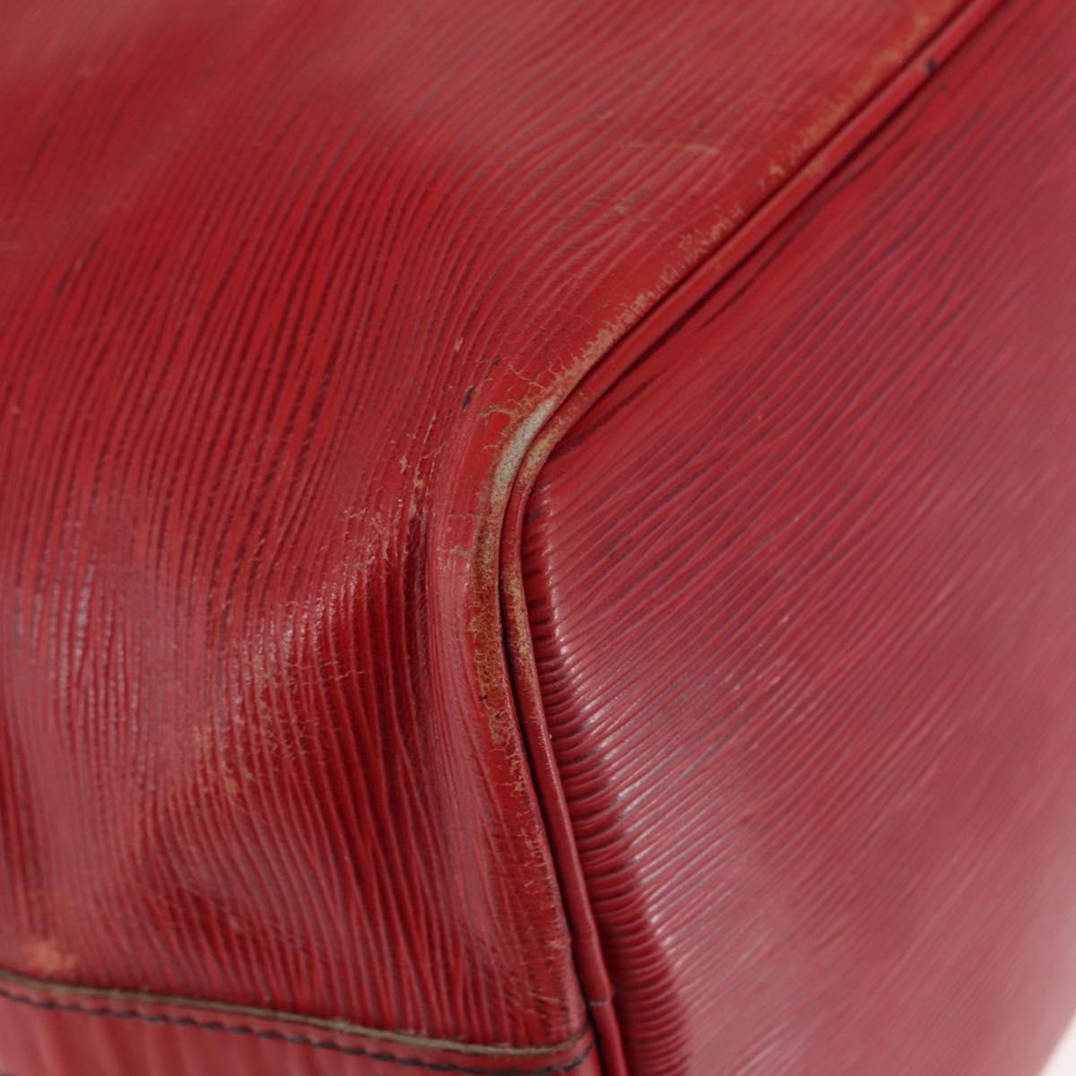 LOUIS VUITTON Epi Petit Noe Shoulder Bag Red M44107 LV Auth 146111