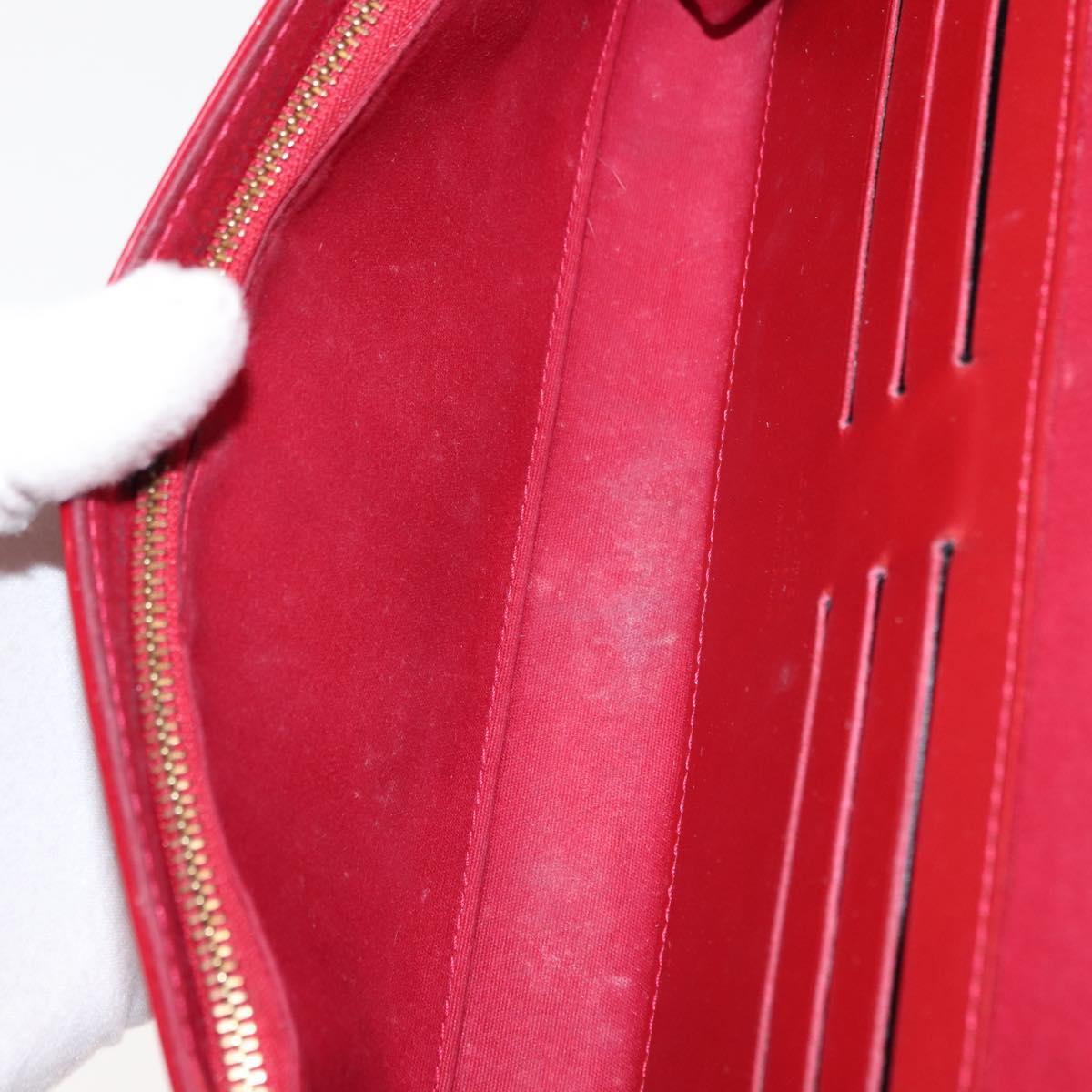 LOUIS VUITTON Monogram Vernis Rossmore MM Bag Pomme D'amour M91550 Auth 146113