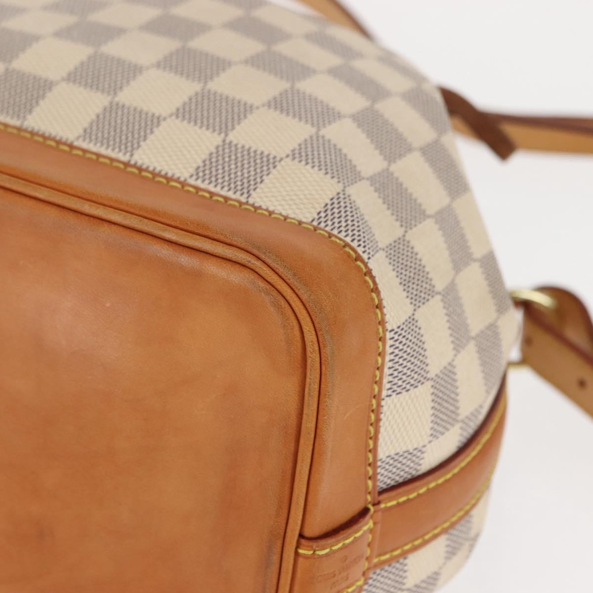 LOUIS VUITTON Damier Azur Noe BB Shoulder Bag N41220 LV Auth 146114