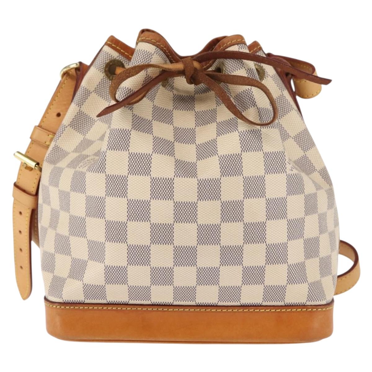 LOUIS VUITTON Damier Azur Noe BB Shoulder Bag N41220 LV Auth 146114