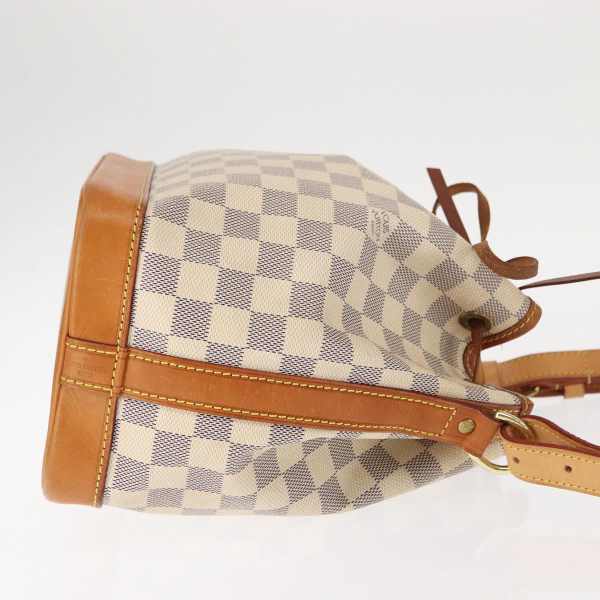 LOUIS VUITTON Damier Azur Noe BB Shoulder Bag N41220 LV Auth 146114