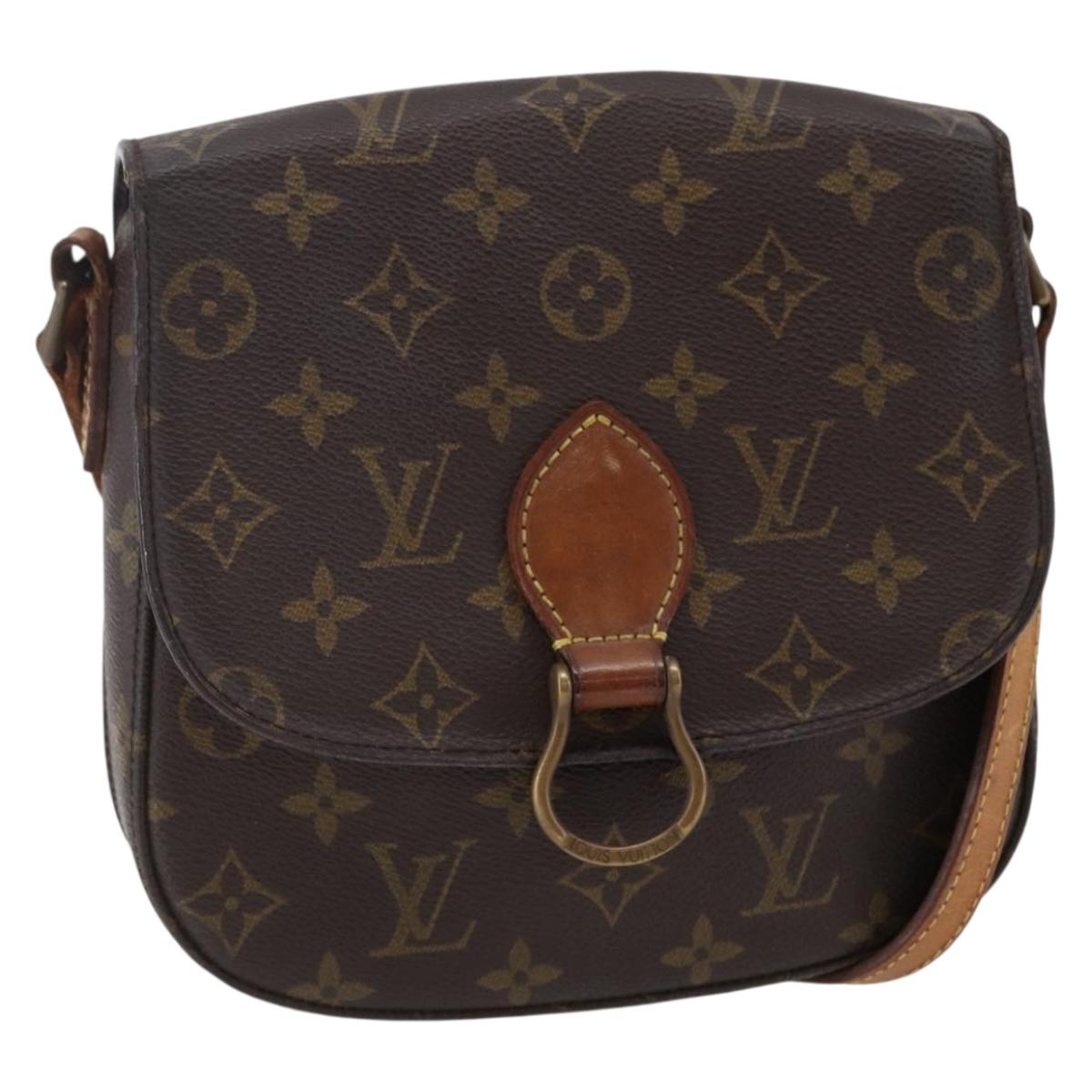 LOUIS VUITTON Monogram Saint Cloud MM Shoulder Bag M51243 LV Auth 146118