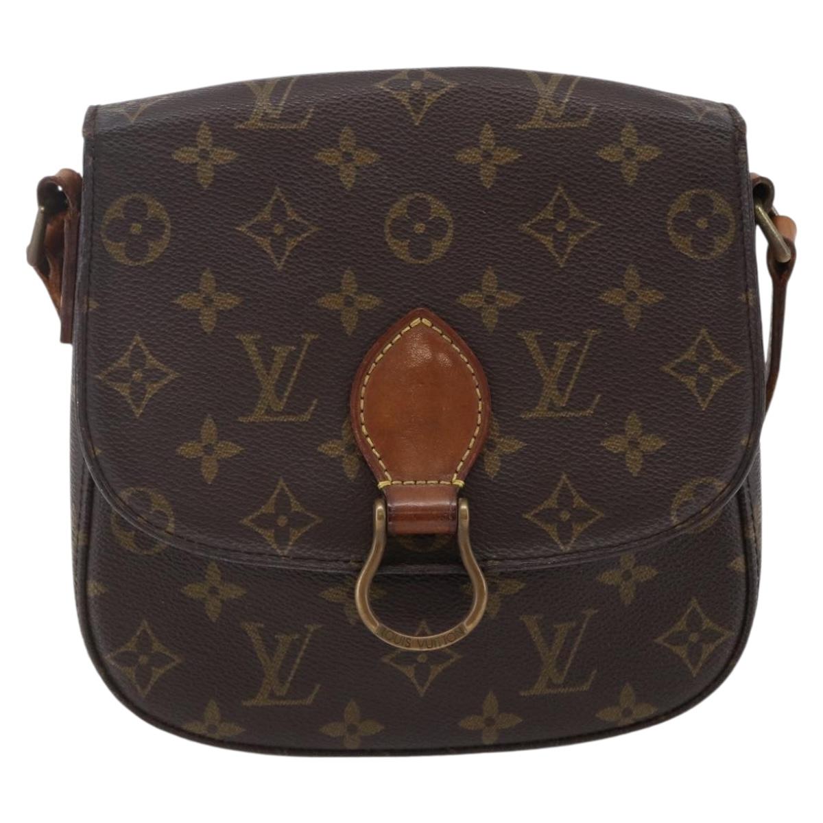 LOUIS VUITTON Monogram Saint Cloud MM Shoulder Bag M51243 LV Auth 146118