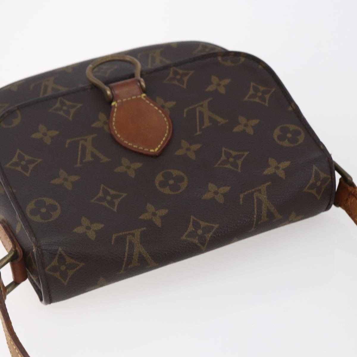 LOUIS VUITTON Monogram Saint Cloud MM Shoulder Bag M51243 LV Auth 146118