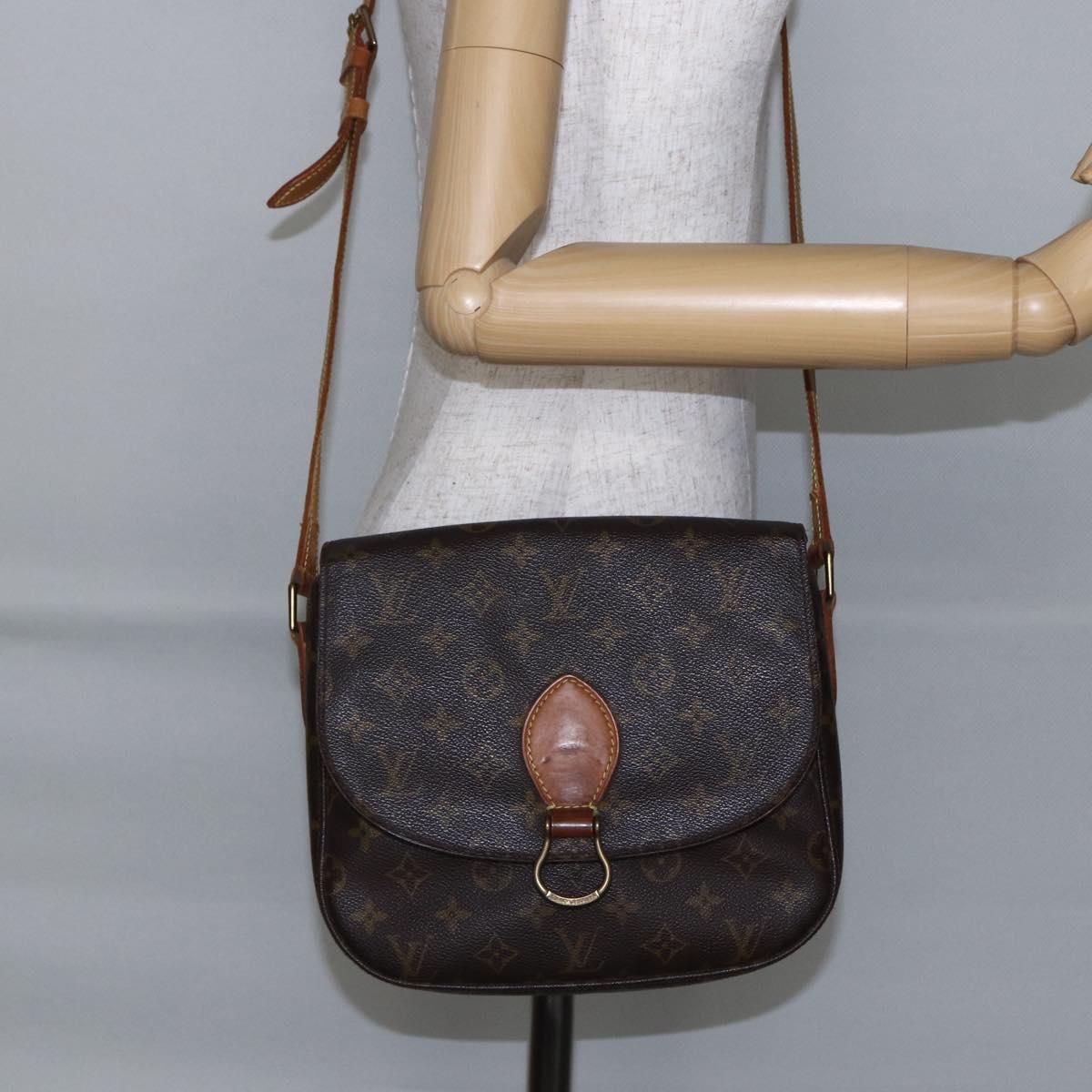 LOUIS VUITTON Monogram Saint Cloud GM Shoulder Bag M51242 LV Auth 146119