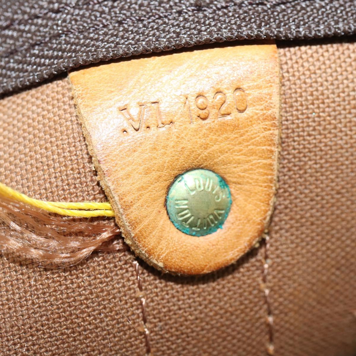 LOUIS VUITTON Monogram Keepall Bandouliere 60 Boston Bag M41412 LV Auth 146122